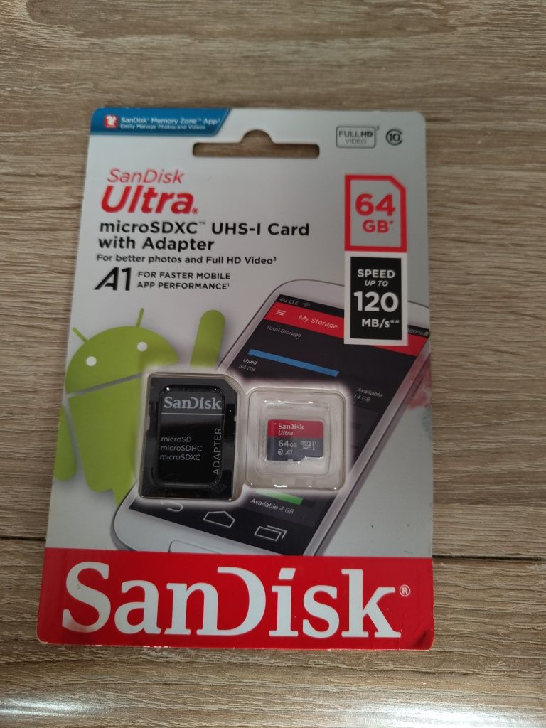 Karta pamięci SanDisk ultra 64 gb