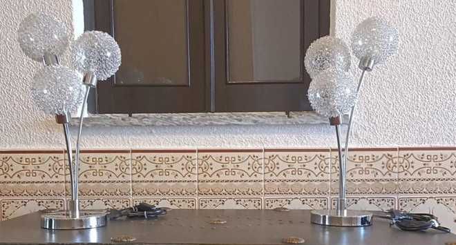 3 Candeeiros - Impecáveis - Lindíssimos