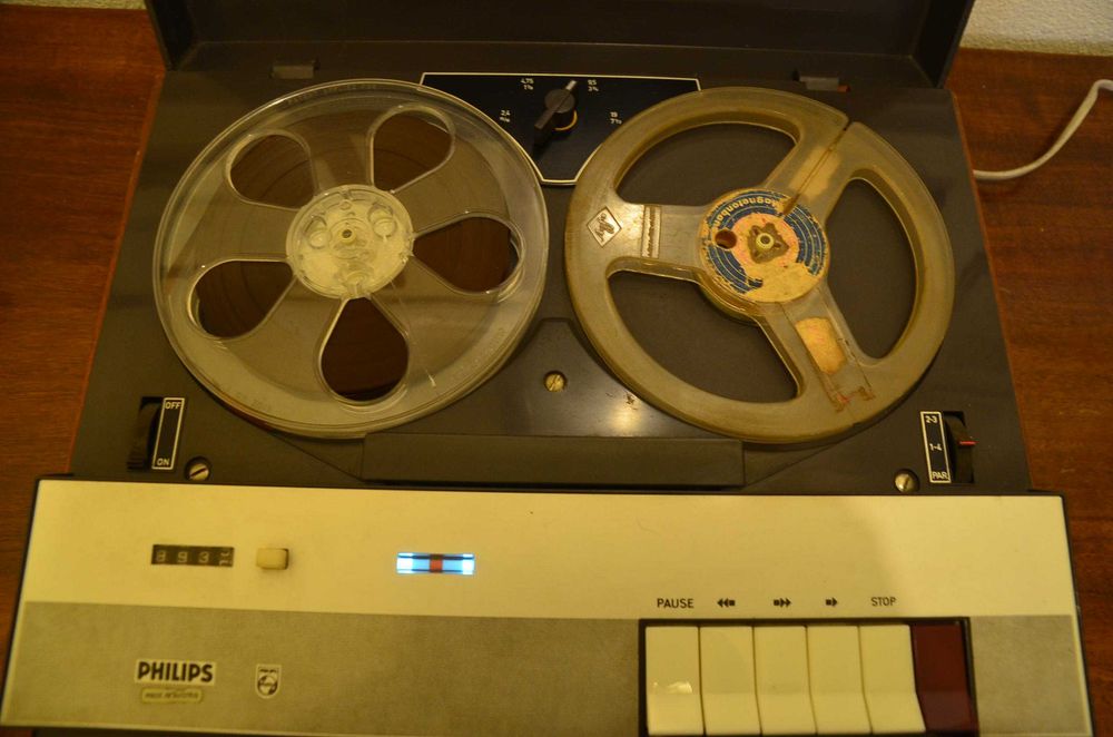 Gravador de Bobines Philips EL 3556A- Válvulas.