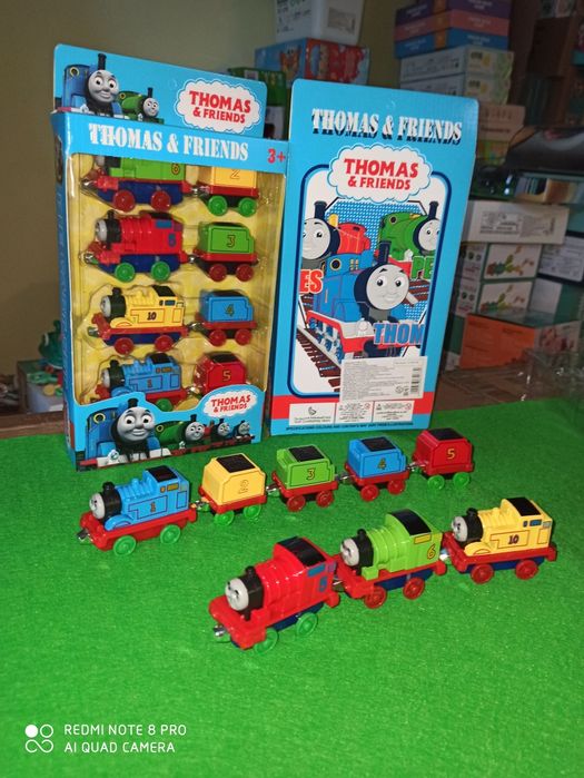 Потяг магнітний Томас поїзд конструктор цифри вагони магнитный поезд