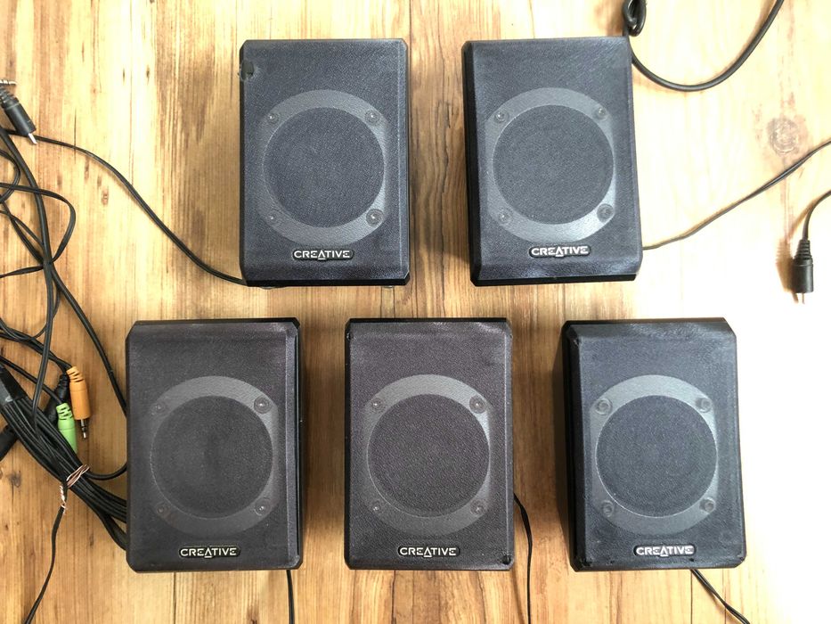 Audio 5.1 do PC  Sound Blaster Audigy 2 ZS + Creative Inspire P580