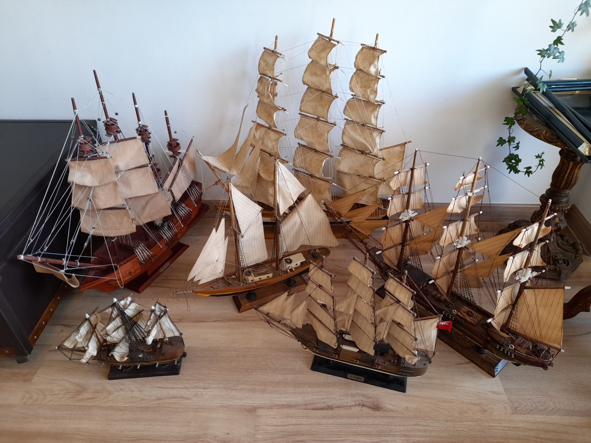 6 barcos/navios maquete