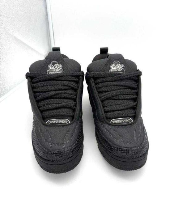 (БЕЗ ПЕРЕДОПЛАТИ) Louis Vuitton Skate луї віттон скейт трейнер чорні
