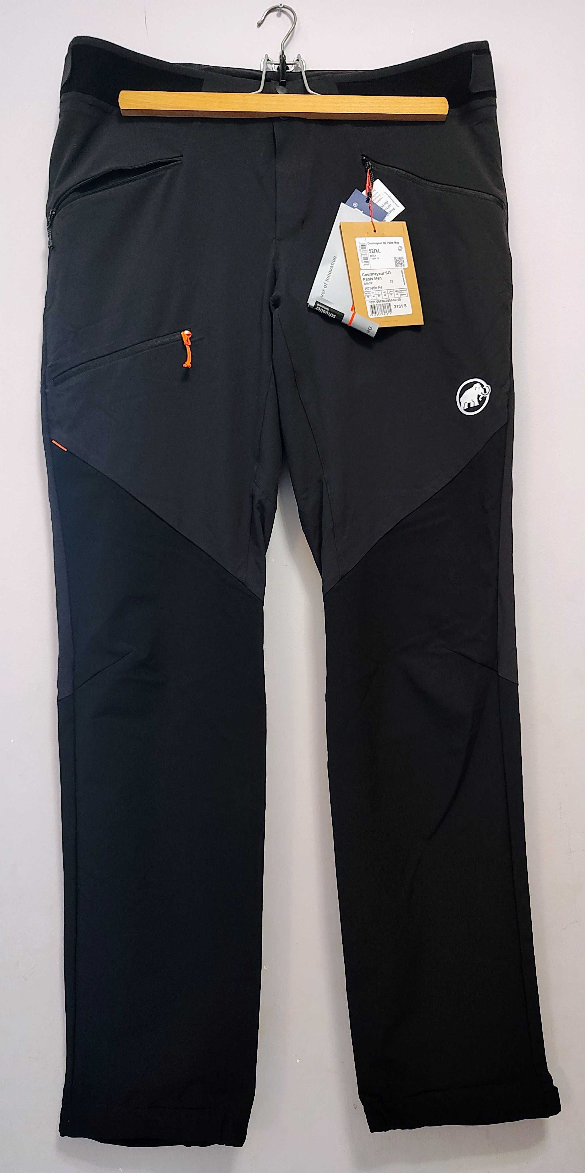 MAMMUT COURMAYEUR So Pants Men Black spodnie męskie, r.XL