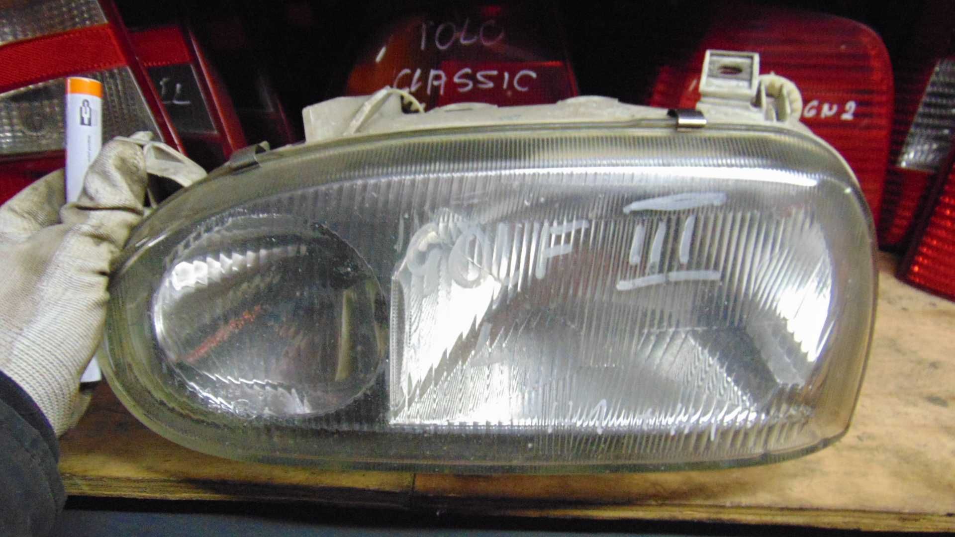 Sty4 Lampa lewa przednia reflektor lewy golf III 3 H1 + H1  wysyłka