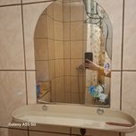 Lustro z półeczka prl