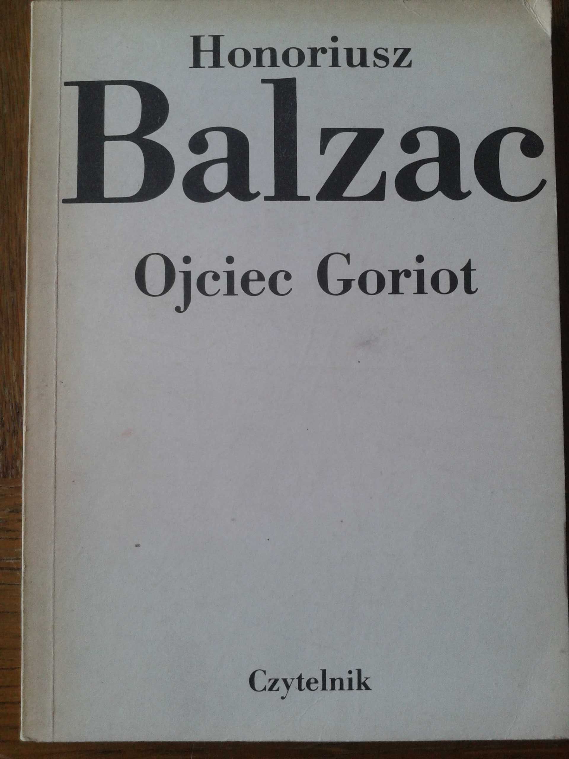 Książka Ojciec Goriot Honoriusz Balzac