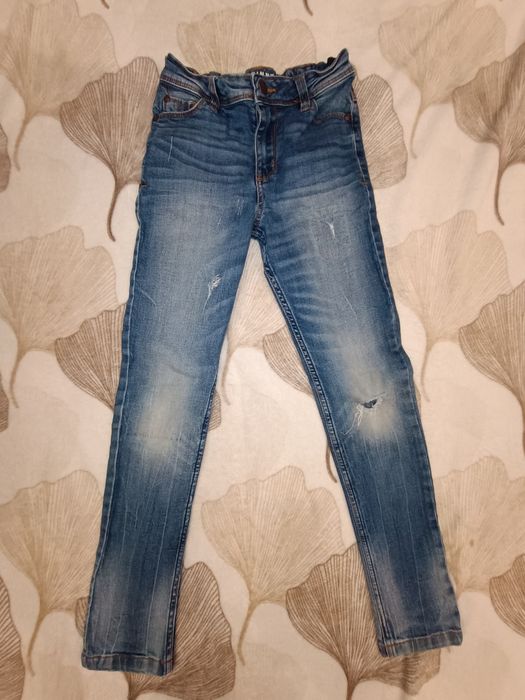Spodnie Dżinsy Chłopięce George Skinny122-128 cm Wąskie Dziury