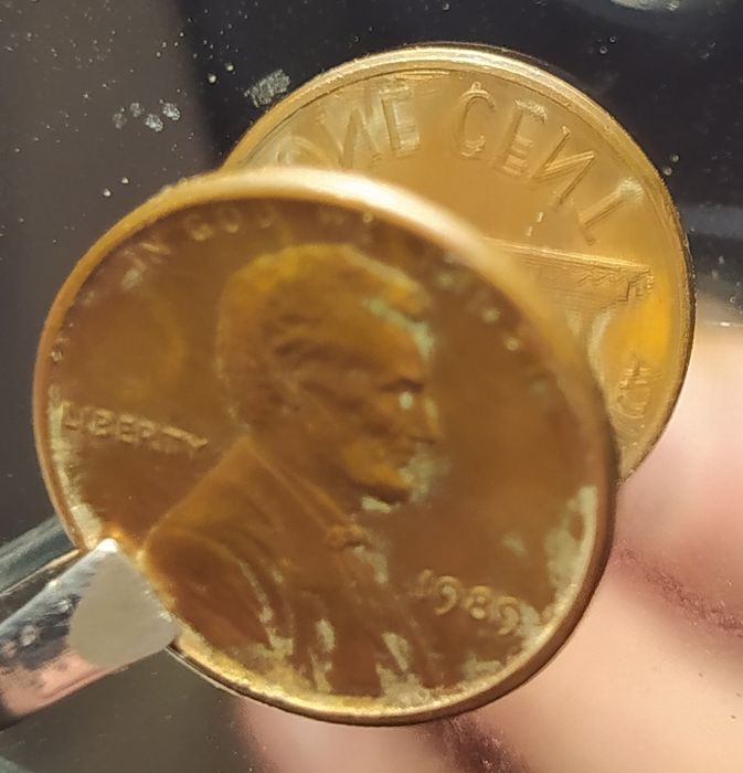 1 цент США 1989р., 1988р., 2008р.