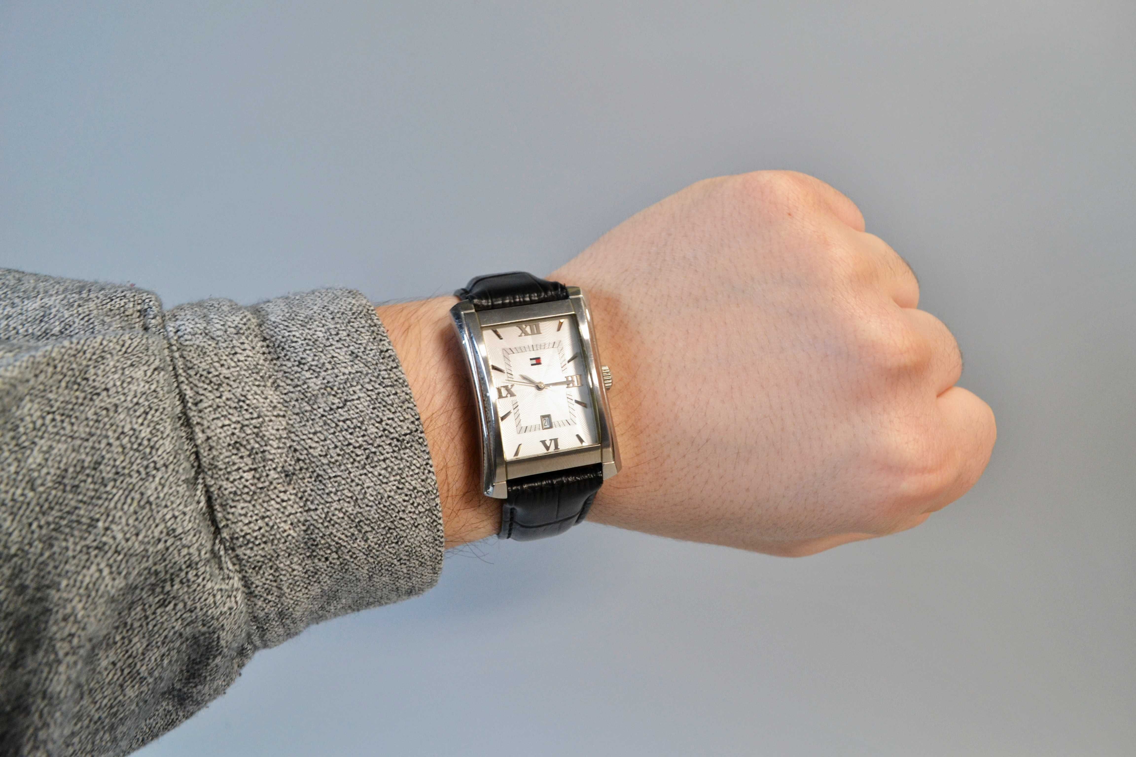 Мужские стильные кварцевые часы Tommy Hilfiger