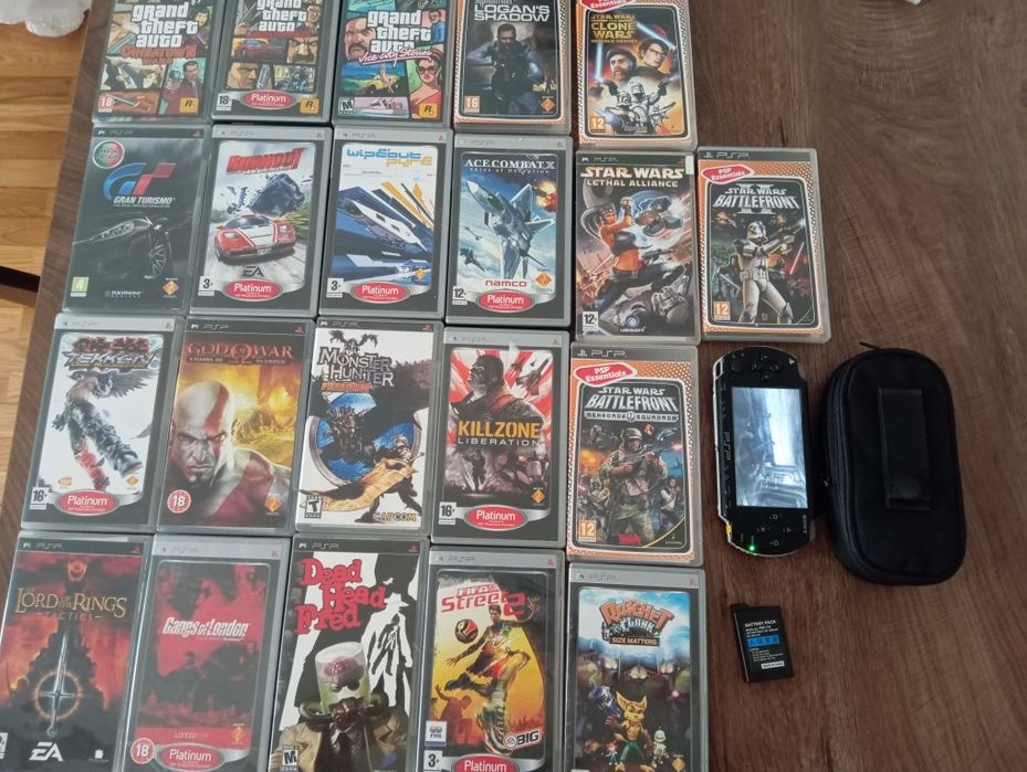 Troco por ps vita! Psp fat 1000