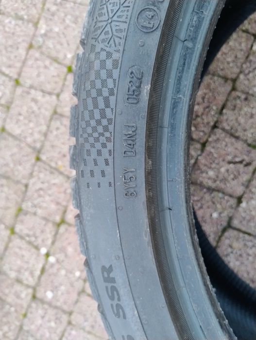 Opony zimowe runflat Continental 20 cali 2x275/35 2x245/40