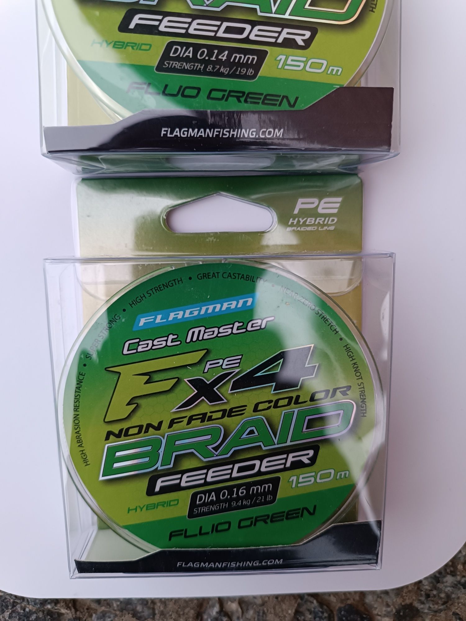 Шнур Flagman Cast Master Feeder Braid X4 150м 0.12/0.14/0.16мм