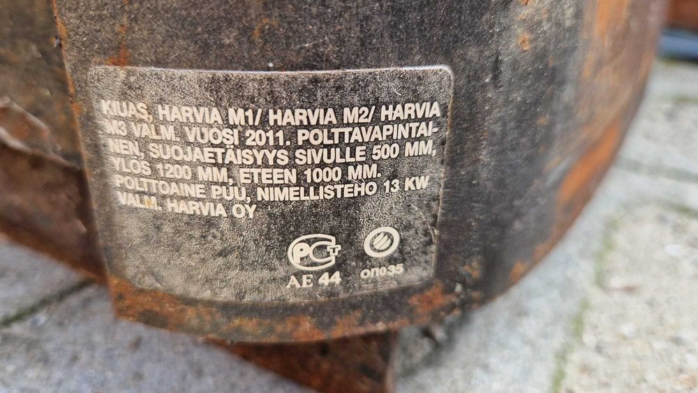 Piec na drewno palony drzewem do sauny fińskiej HARVIA 13KW + komin