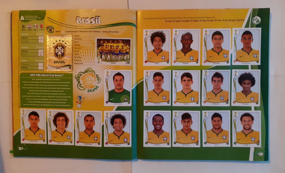Caderneta Completa Panini FIFA World Cup Brasil 2014 C/ Capa Protetora