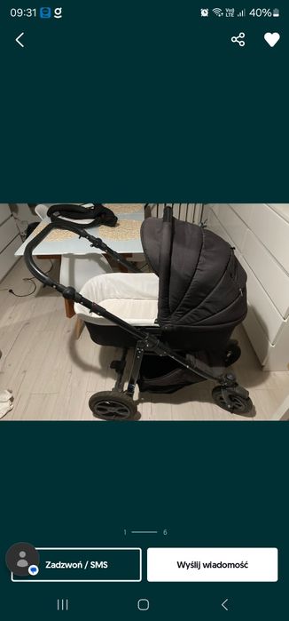 Wózek 3w1 kompletny + baza pod nosidełko do auta