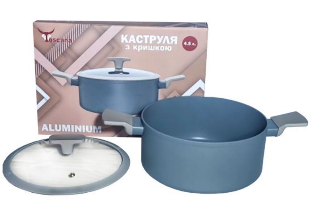Каструля ALUM Toscana 9596-24 (4.5л)