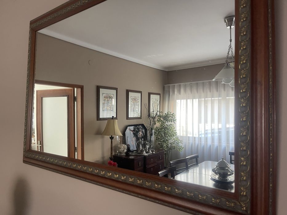 Espelho de sala impecavel
