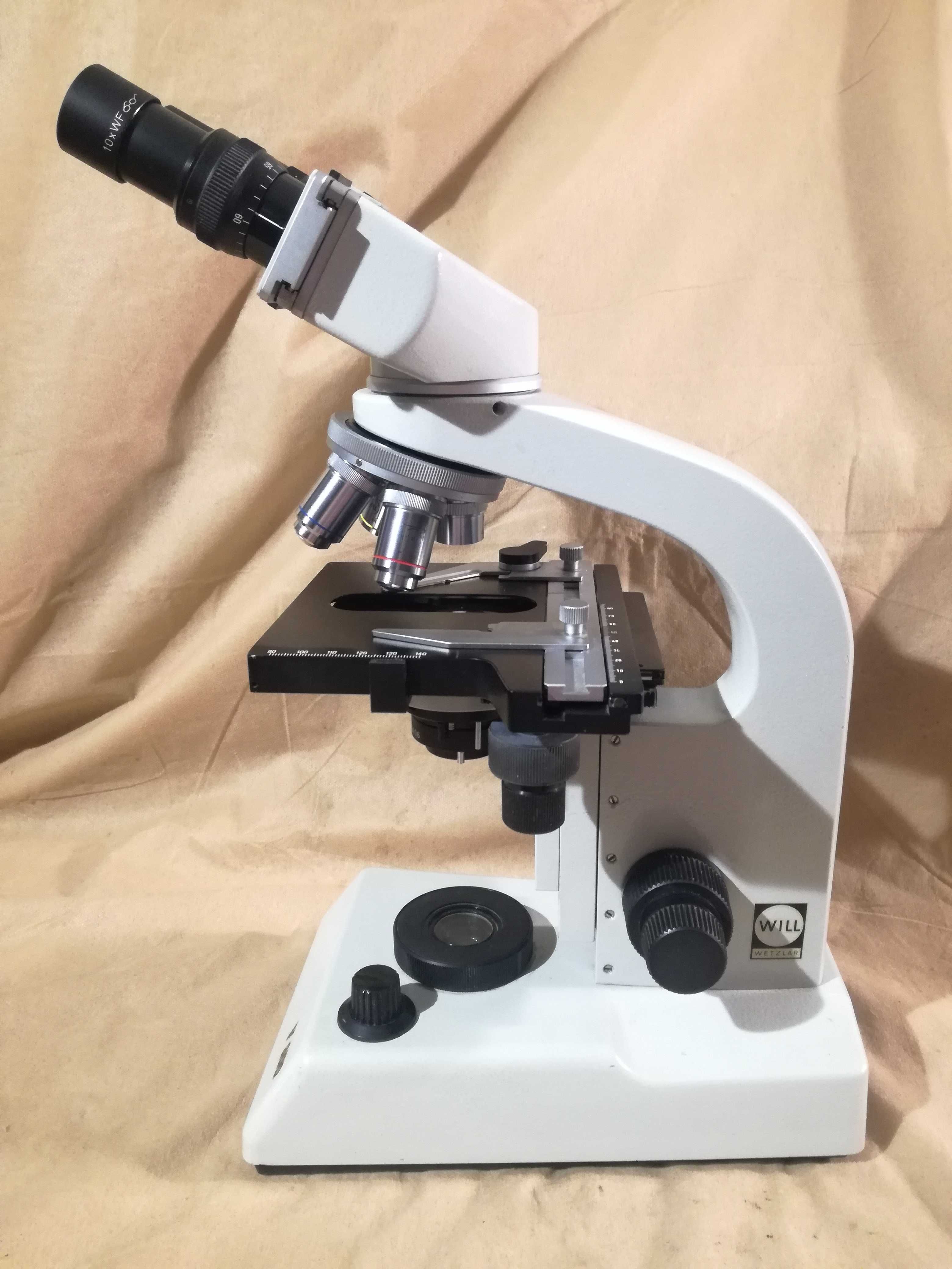 Mikroskop biologiczny Will Leica V300 bino Wetzlar pzo biolar studar