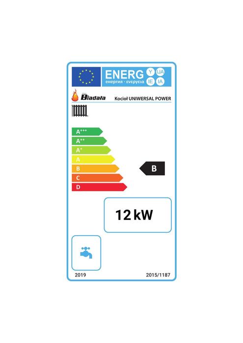Kocioł, Piec - pellet, drewno, ekogroszek. Uniwersal Power 12 kW.