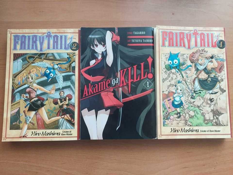 Mangi ENG Fairy Tail 1-2 & ENG Akame Ga Kill 1