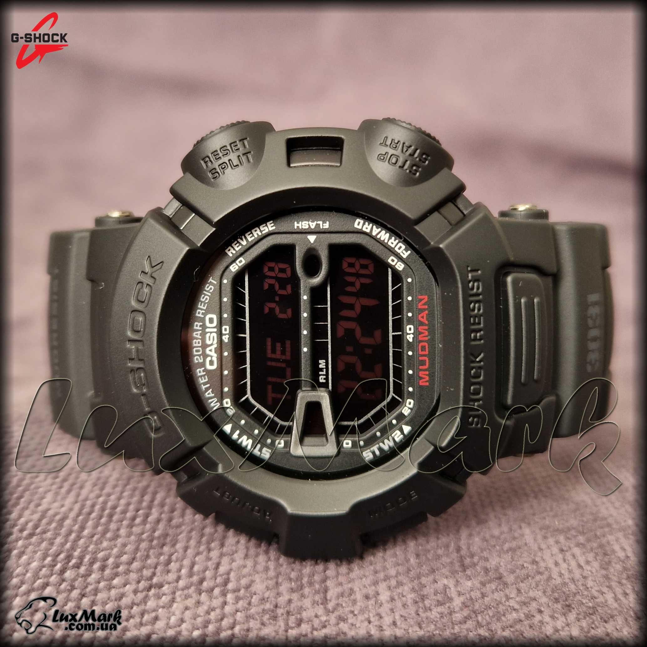 Годинник чоловічий Casio G-Shock Mudman G-9000MS-1 All Black