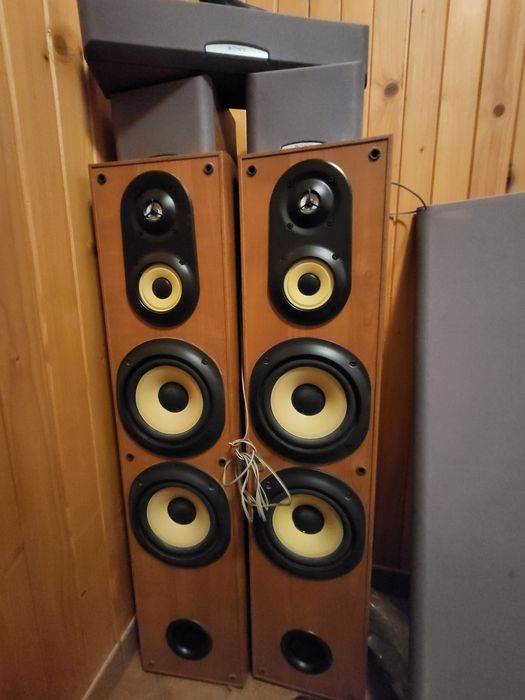 Amplituner Yamaha htr 5930 z głośnikami Sony