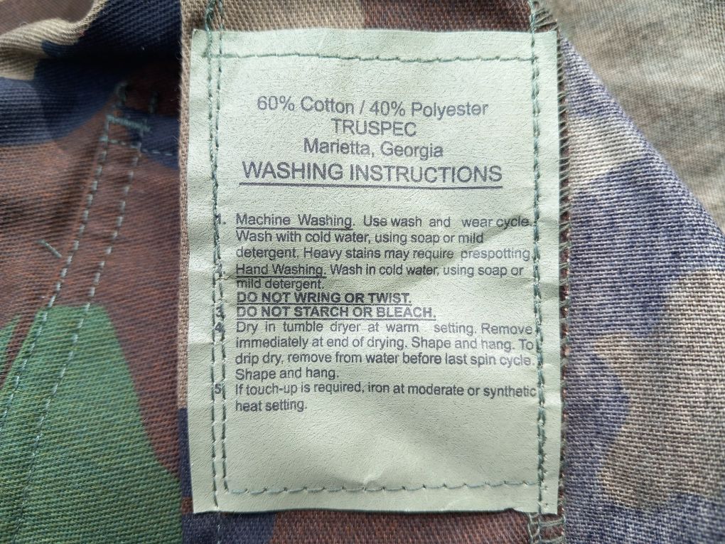 Bluza wojskowa  U.S Army BDU Woodland Tru-Spec rozm.M-regular