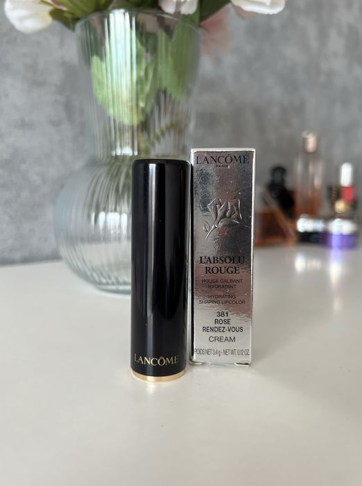 Lancôme L’absolu Rouge szminka kolor 381 Rose Rendez Vous NOWA