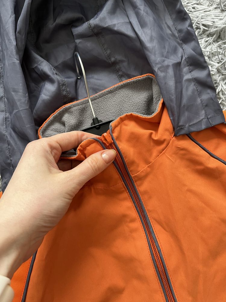 Куртка ветрівка помаранчева на 110 см 3-4 роки