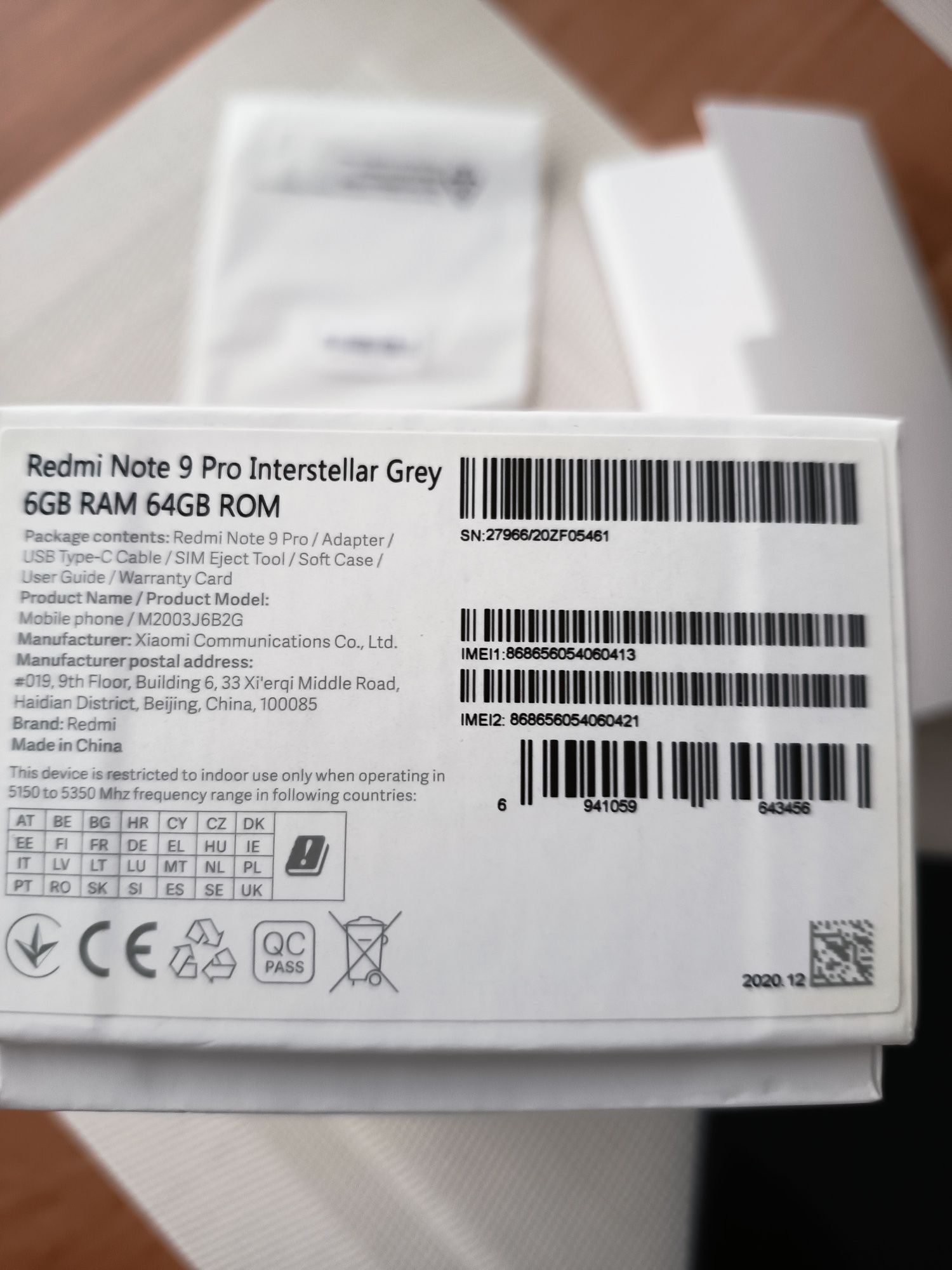 Redmi pro 9,android