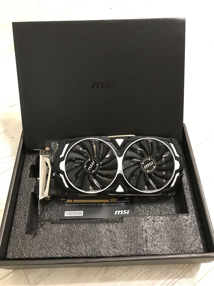 Видеокарта msi armor 1060 6gb