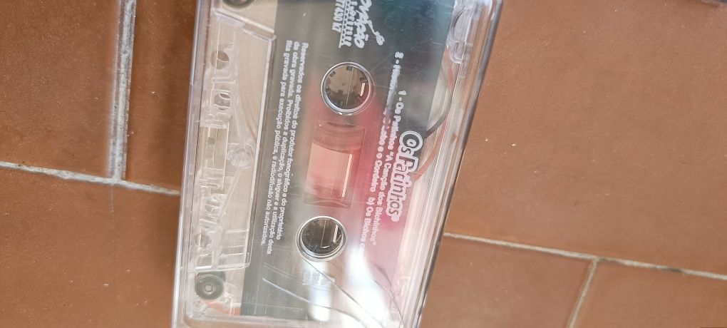 Cassetes música Os Patinhos e Pokémon