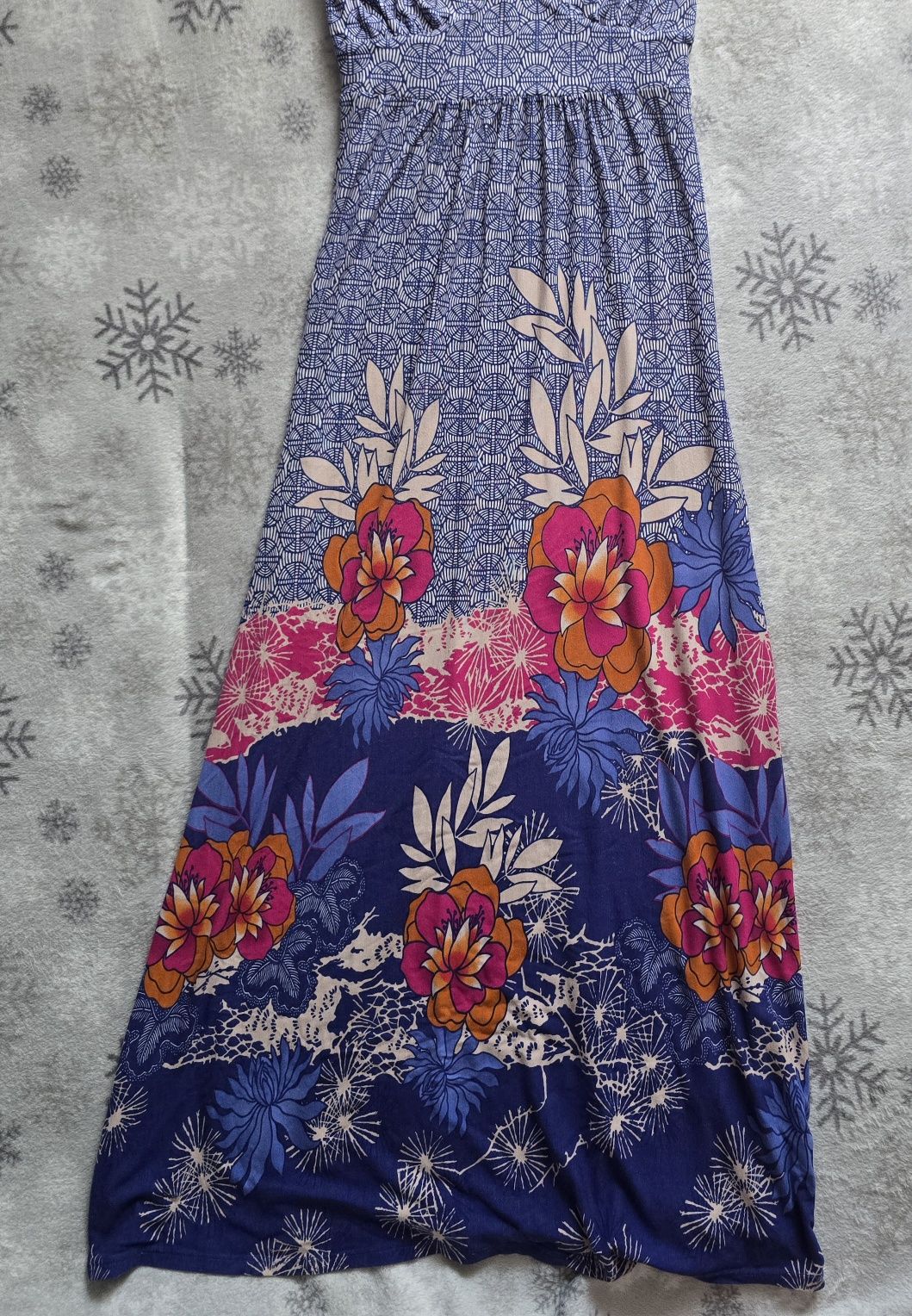 Next sukienka maxi Wiskoza Rozmiar L