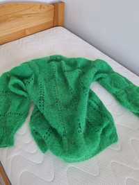 Sweterek DZIANINA Wełniany handmade