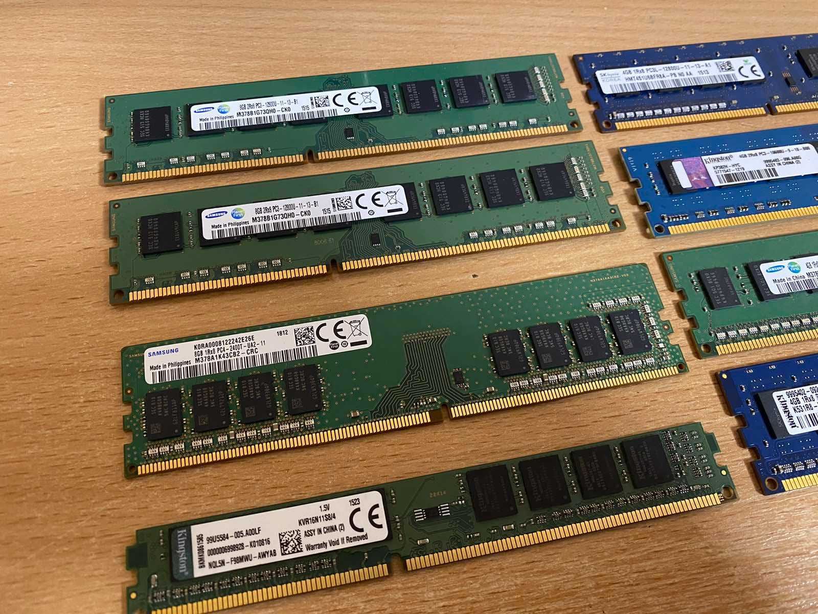 Оперативна пам`ять DDR2 2Gb DDR3 4Gb 8Gb 1.35v DDR4 8Gb 2133Mhz 16Gb