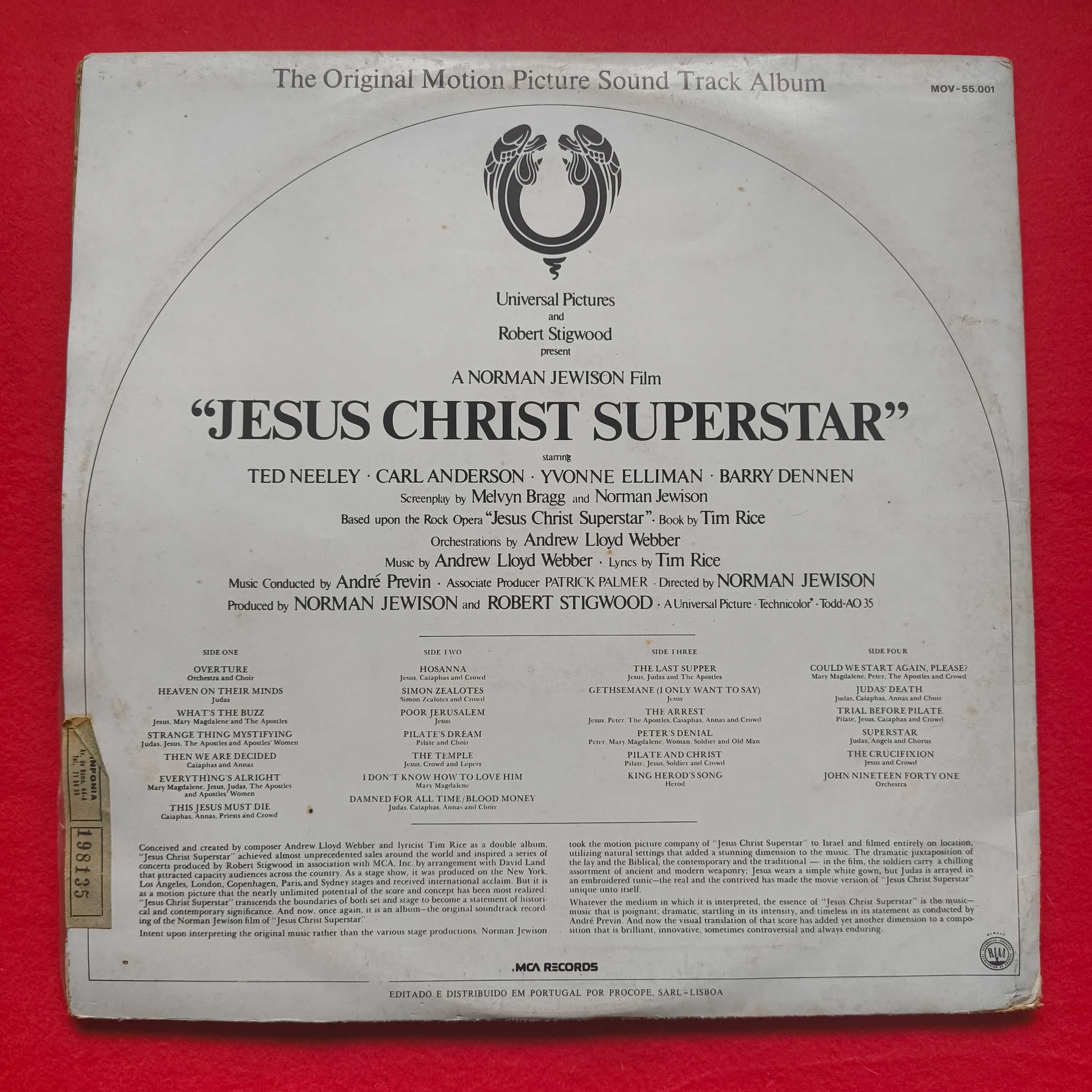 Jesus Christ Superstar Soundtrack Vinil