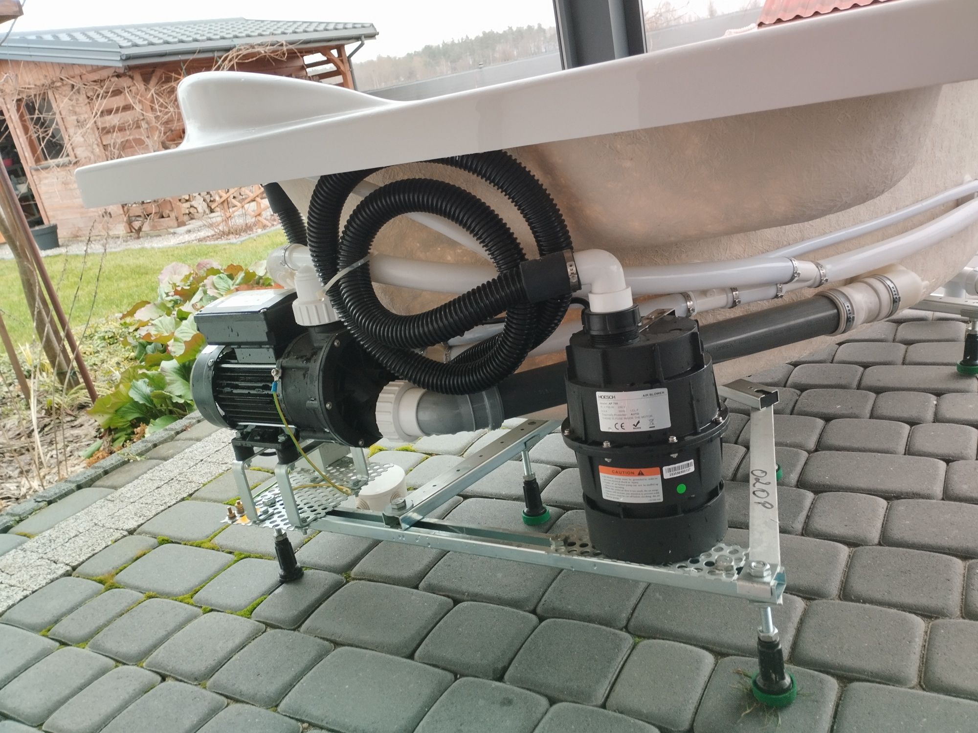 Wanna z hydromasażem