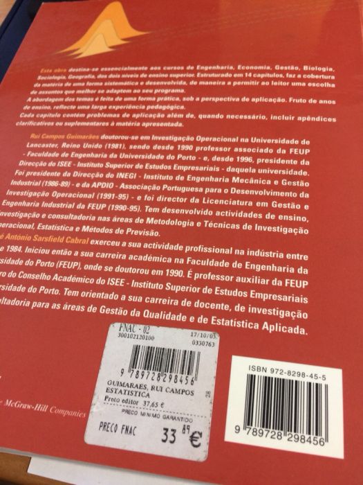 Livro Estatística