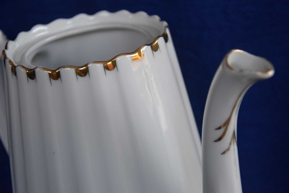 Dzbanek do kawy Tuppack Parowa Tiefenfurt Karogold 1925 r. śląsk