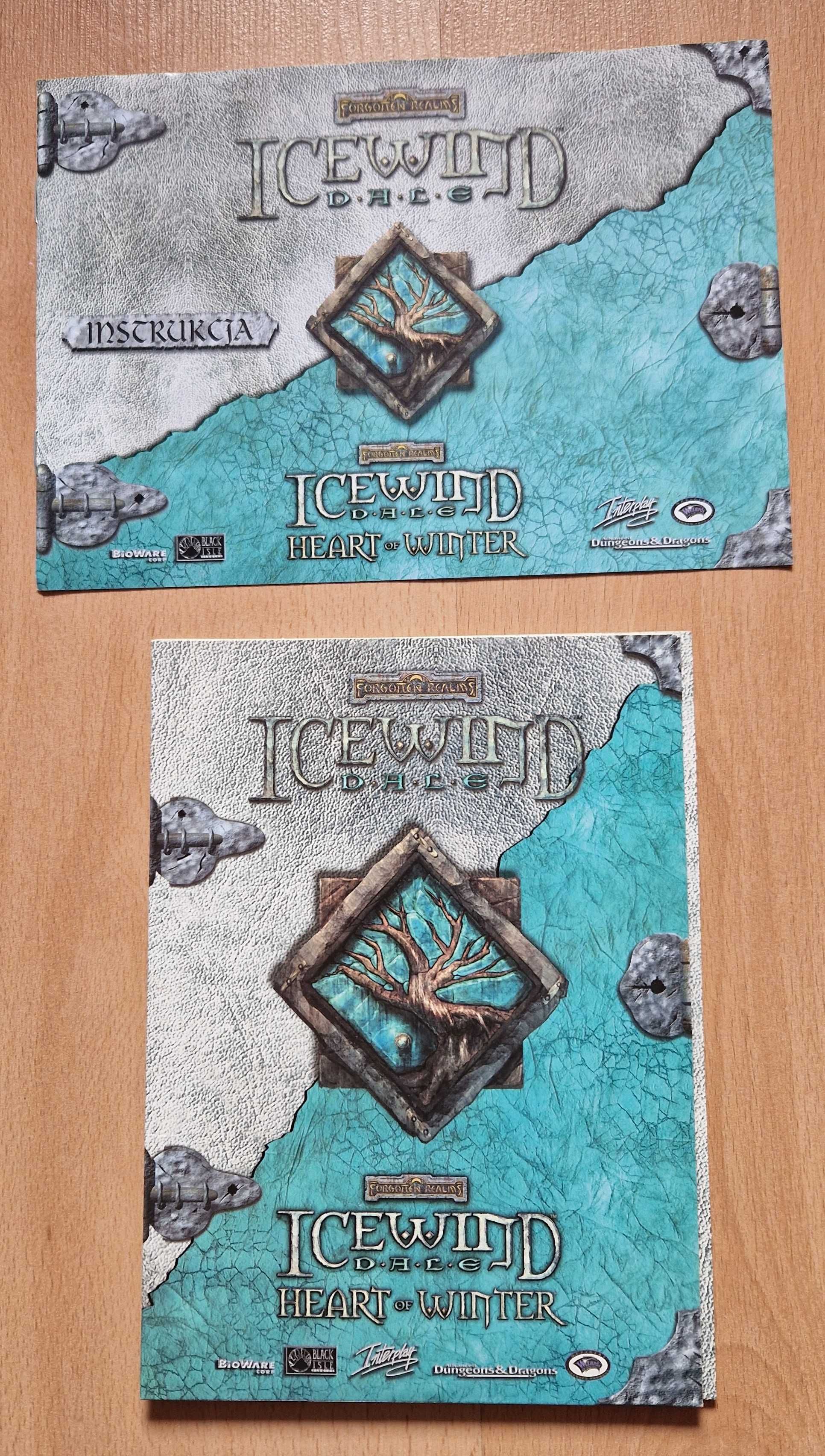 Icewind Dale: Heart of Winter PC – komplet gry + instrukcja + 3 CD