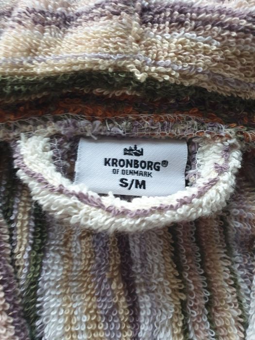 Szlafrok bawełniany kąpielowy 100% bawełna frotte gruby miękki S/M