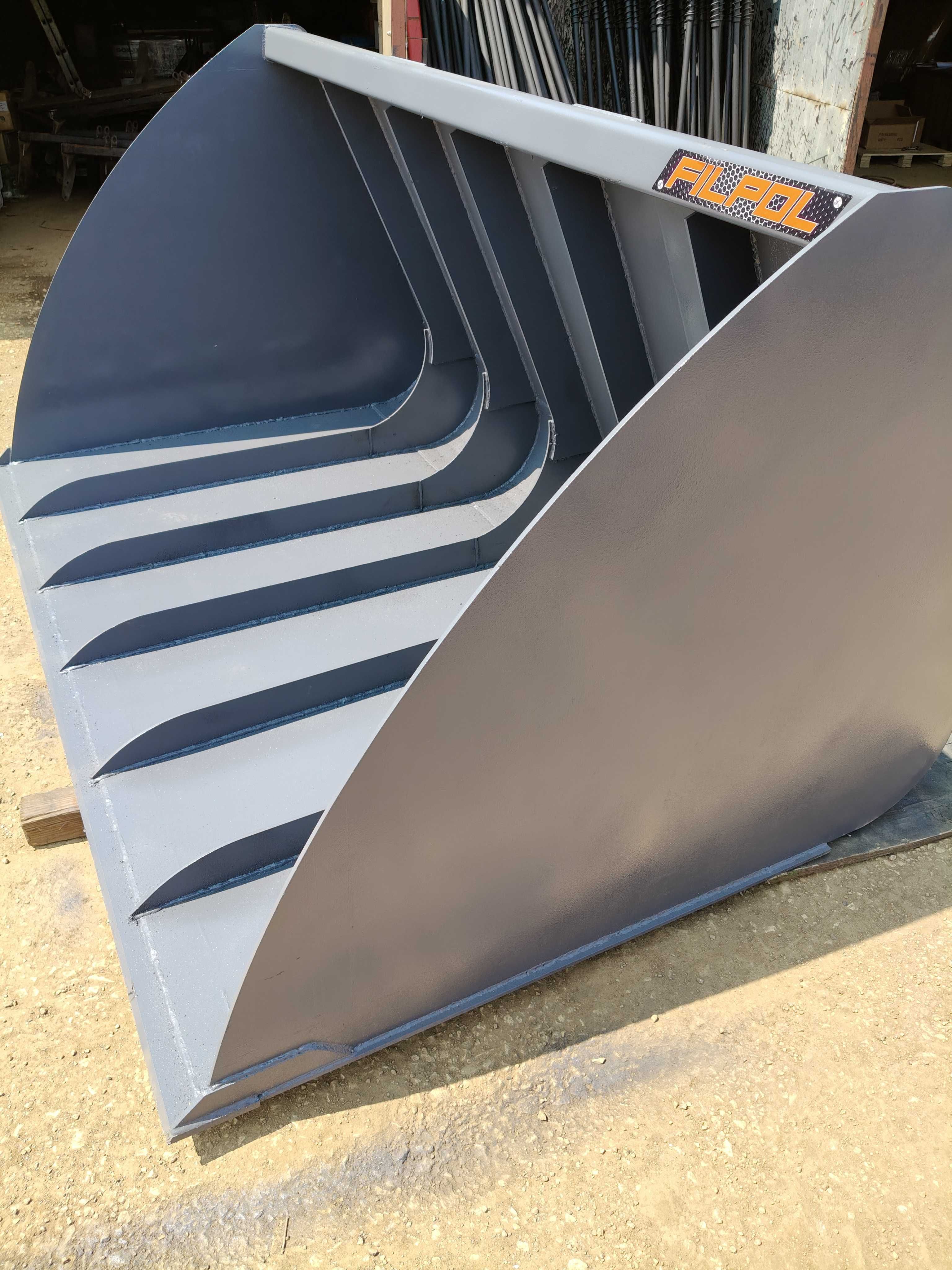 Duża łycha obiętosciowa d 1,8 do 2,5m do ładowarek Manitou Jcb Cat itp