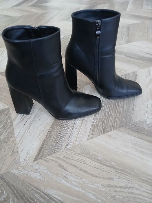 Botki skóra naturalna roz.40