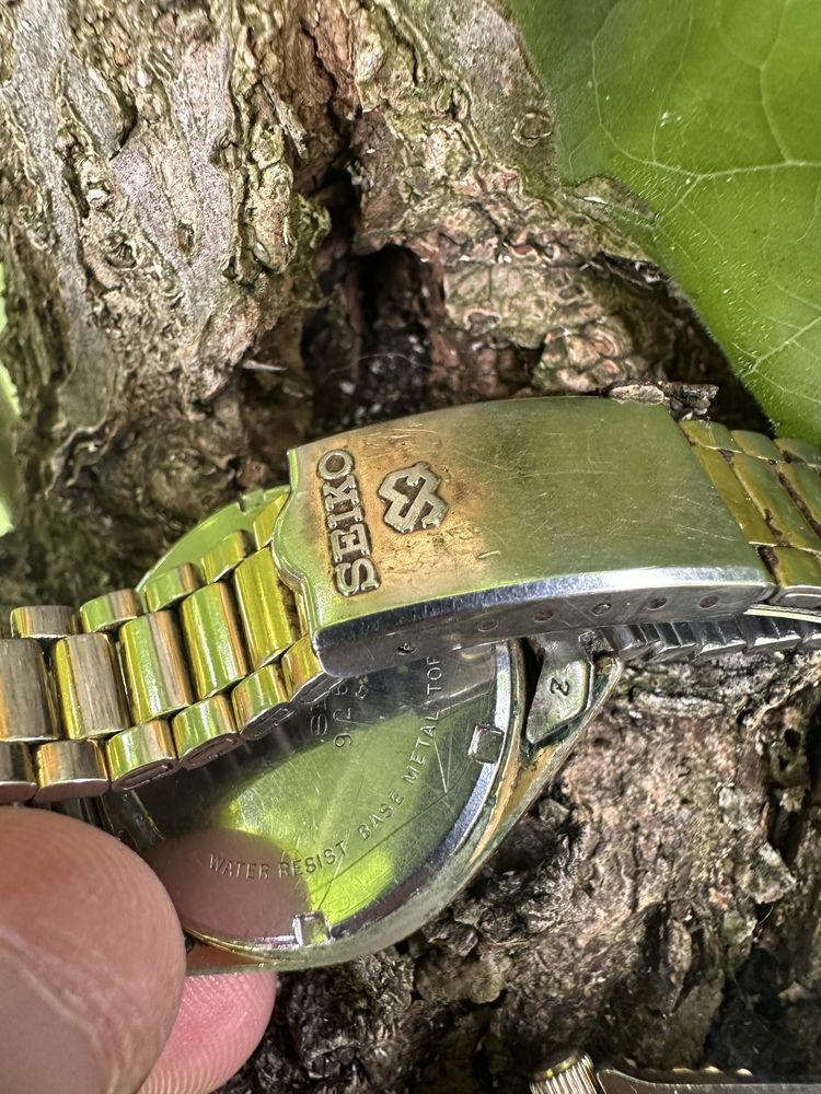 3 x zegarek Seiko w tym titanium chronograph - uszkodzone