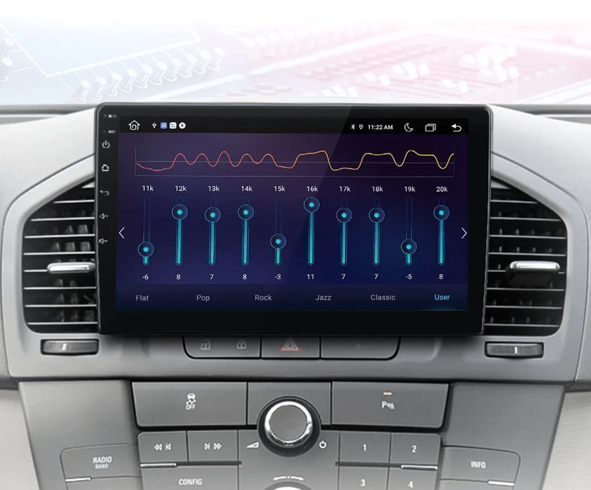 Radio Android dla Opel Insignia 2009 - 2013, 2GB, 32GB, CarPlay, Auto