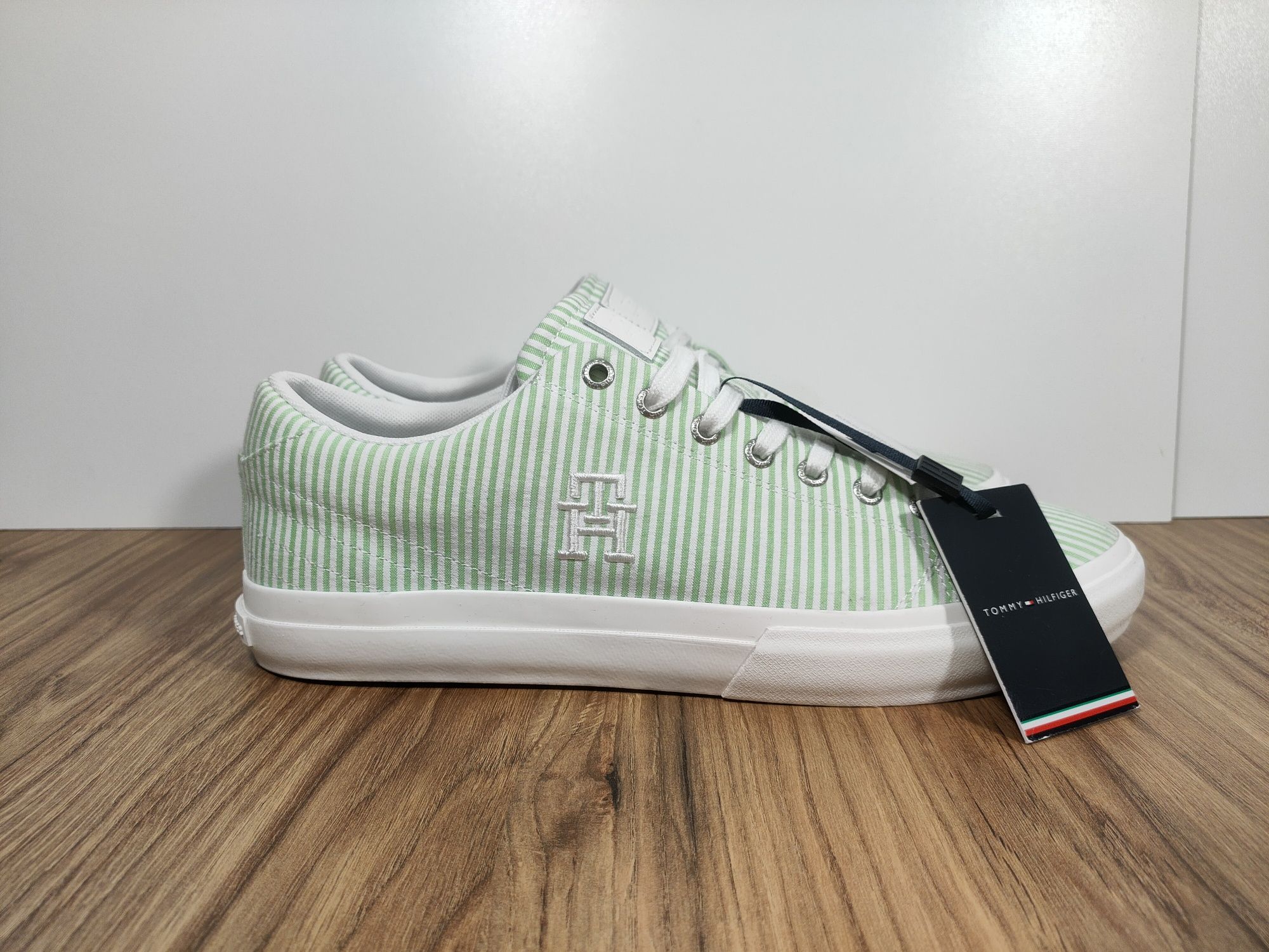 Trampki Tommy Hilfiger męskie sneakersy Street Low Sersucker 44 28cm