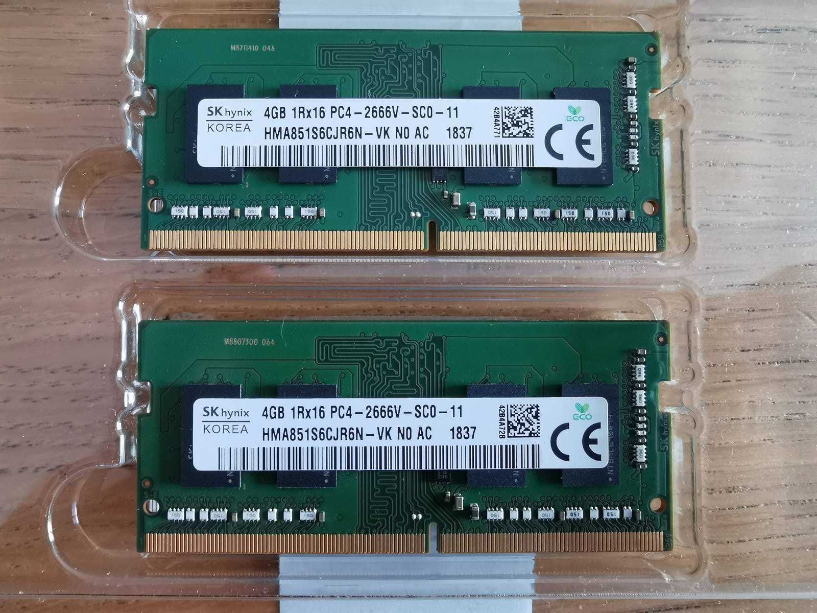 SODIMM HYNIX 8 GB (2x4GB) DDR4 PC4-2666v, 1.2v (laptop/MiniPC)