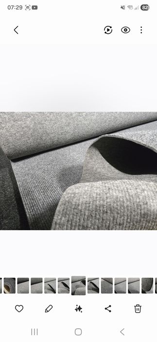 Szara Wykładzina Targowa   stan bardzo dobry szer.2m