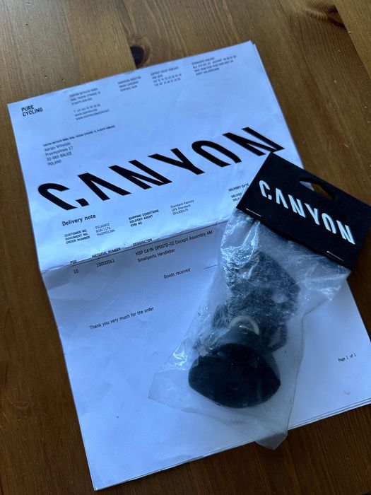 Canyon GP0070-02 Aero spacer kit - zestaw do sterów/kokpitu